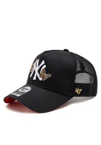 47 Brand Czapka z daszkiem Mlb New York Yankees Icon Mesh '47 Offside Dt B-ICNDT17CTP-BK Czarny. Kolor: czarny. Materiał: materiał #1