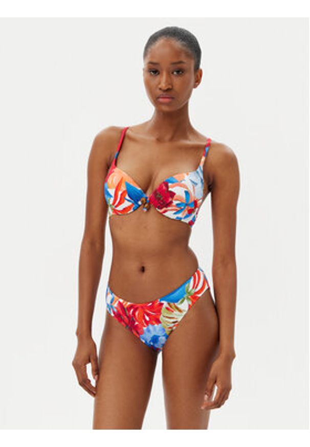 SELMARK - Selmark Dół od bikini BL502 Kolorowy. Materiał: syntetyk. Wzór: kolorowy