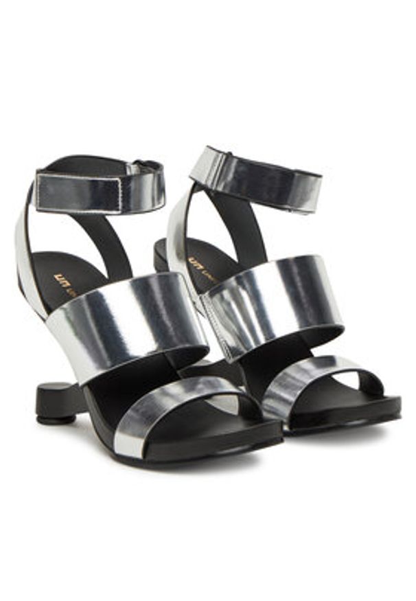 United Nude Sandały Eamz Hana 1090414116 Srebrny. Kolor: srebrny. Materiał: skóra