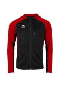 STANNO - Bluza dresowa z pełnym zamkiem błyskawicznym Stanno Stadio. Kolor: wielokolorowy, czarny, czerwony. Materiał: dresówka. Sport: fitness #1