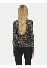 only - ONLY Bluzka Erica 15141298 Brązowy Regular Fit. Kolor: brązowy. Materiał: syntetyk #2