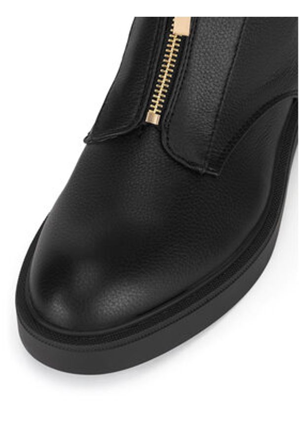 MEXX Botki MI001713643W Czarny. Kolor: czarny. Materiał: skóra