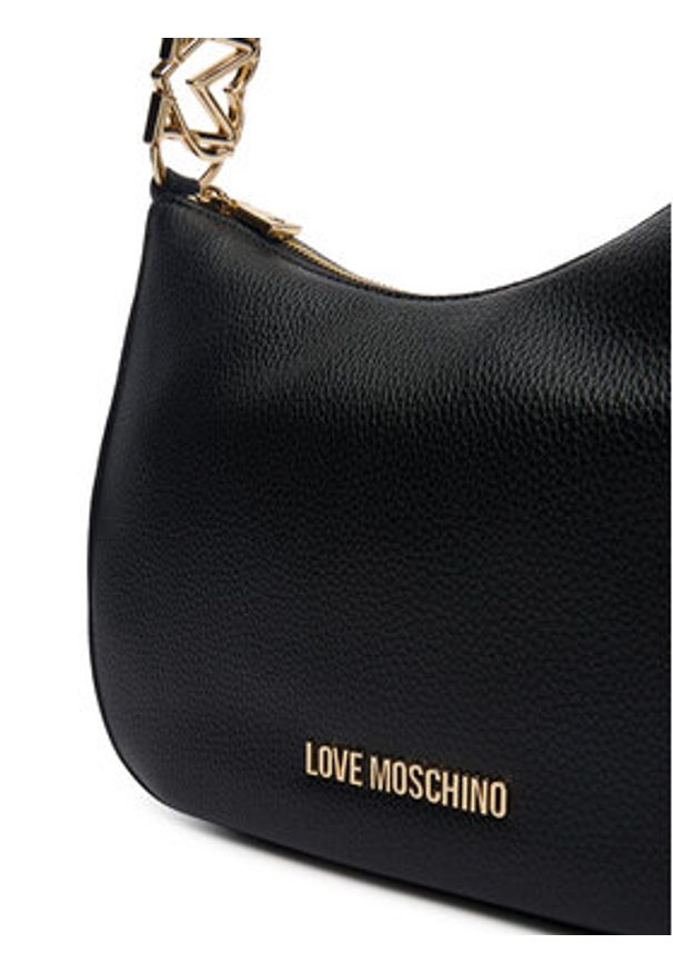 Love Moschino - LOVE MOSCHINO Torebka JC4012PP1OLB0000 Czarny. Kolor: czarny. Materiał: skórzane