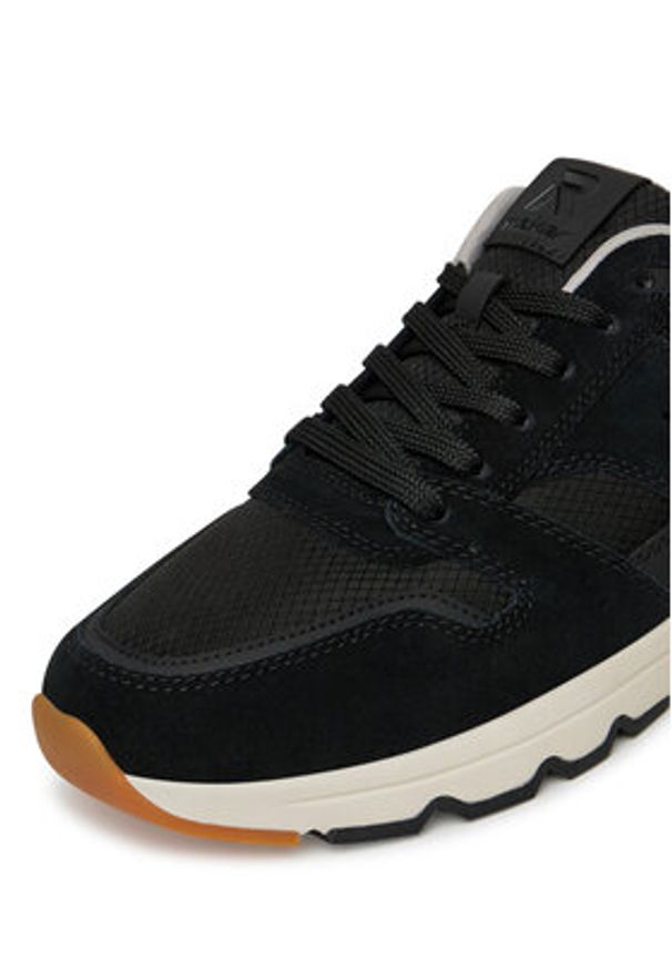 Rieker Revolution Lifestyle Sneakersy U0905-00 Czarny. Kolor: czarny. Materiał: zamsz, skóra