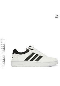 Adidas - adidas Sneakersy Hoops Classic J KI1073 Biały. Kolor: biały. Materiał: skóra #8