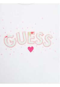 Guess Komplet bluzka i legginsy A4GG06 K6YW3 Biały Regular Fit. Kolor: biały. Materiał: bawełna #7