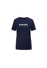 Koszulka damska Mammut Core Classic. Kolor: niebieski. Sport: joga i pilates, taniec #1