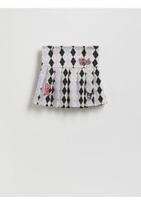 Reserved - Dzianinowa spódnica Kuromi - wielobarwny. Materiał: dzianina #1