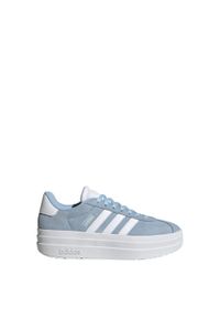 Adidas - Buty VL Court Bold Lifestyle Kids. Kolor: biały, wielokolorowy, niebieski
