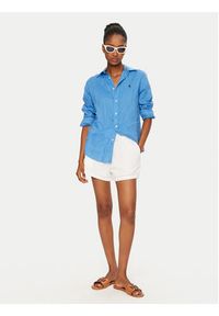 Seafolly Szorty materiałowe Beachedit 55429-SH Biały Regular Fit. Kolor: biały. Materiał: bawełna #4