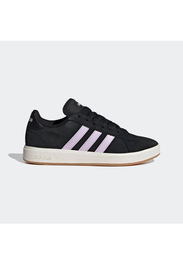Adidas - Sneakersy ADIDAS Grand Court 00s. Kolor: czarny. Materiał: guma, kauczuk, syntetyk. Szerokość cholewki: normalna