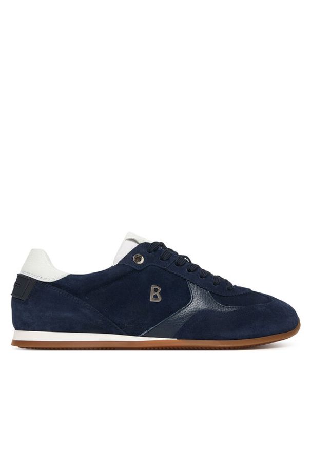 Bogner Sneakersy Monza 2 12621015 Granatowy. Kolor: niebieski. Materiał: skóra, zamsz