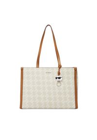 Karl Lagerfeld - KARL LAGERFELD Torebka B3W30136 Kremowy. Kolor: kremowy. Materiał: skórzane #4