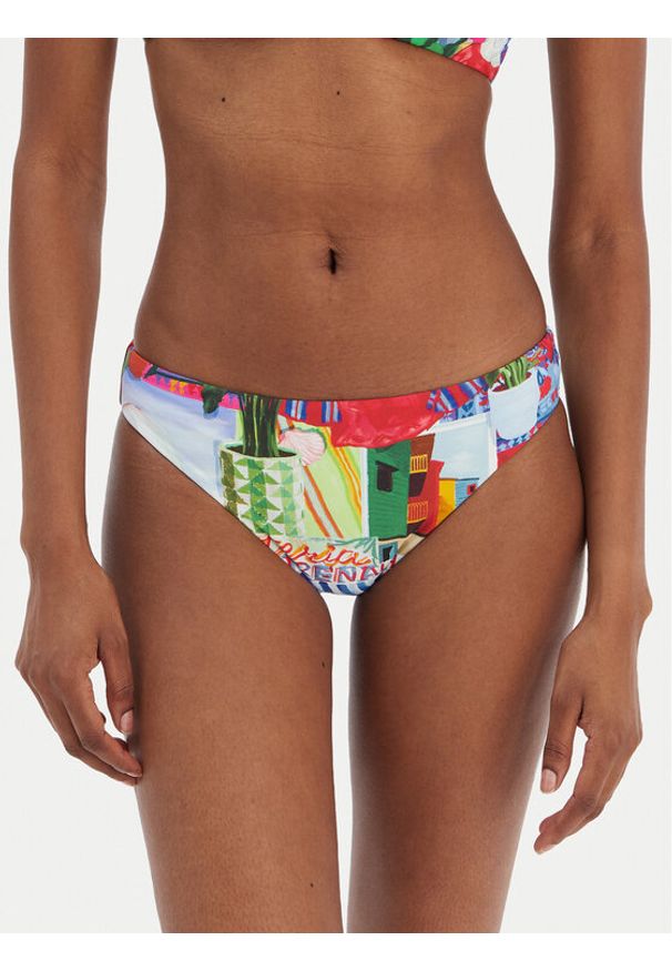Seafolly Dół od bikini La Boca 40473-286 Kolorowy. Materiał: syntetyk. Wzór: kolorowy