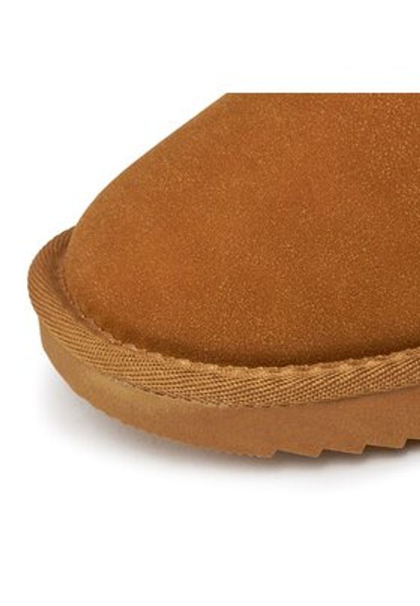 ONLY Shoes Śniegowce Onlfeodora Teddy Lined Boot 15330019 Brązowy. Kolor: brązowy. Materiał: materiał
