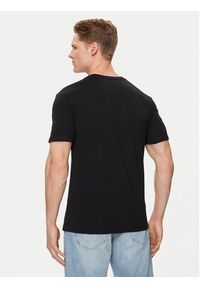 Guess T-Shirt M4GI92 I3Z14 Czarny Slim Fit. Kolor: czarny. Materiał: bawełna