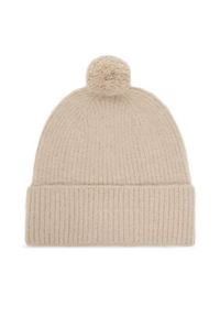Calvin Klein Czapka Emblem Brushed LV04D8067G Beżowy. Kolor: beżowy. Materiał: materiał, poliamid #3