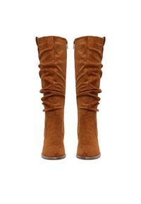 DeeZee Kozaki HX24012-1 Brązowy. Kolor: brązowy. Materiał: materiał #7