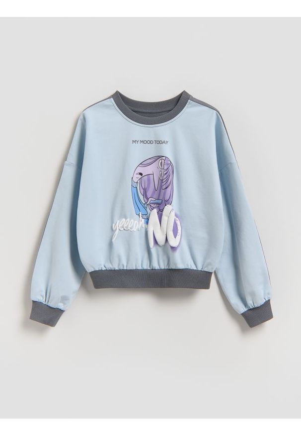 Reserved - Dwustronna koszulka Inside Out - wielobarwny. Materiał: dzianina, bawełna