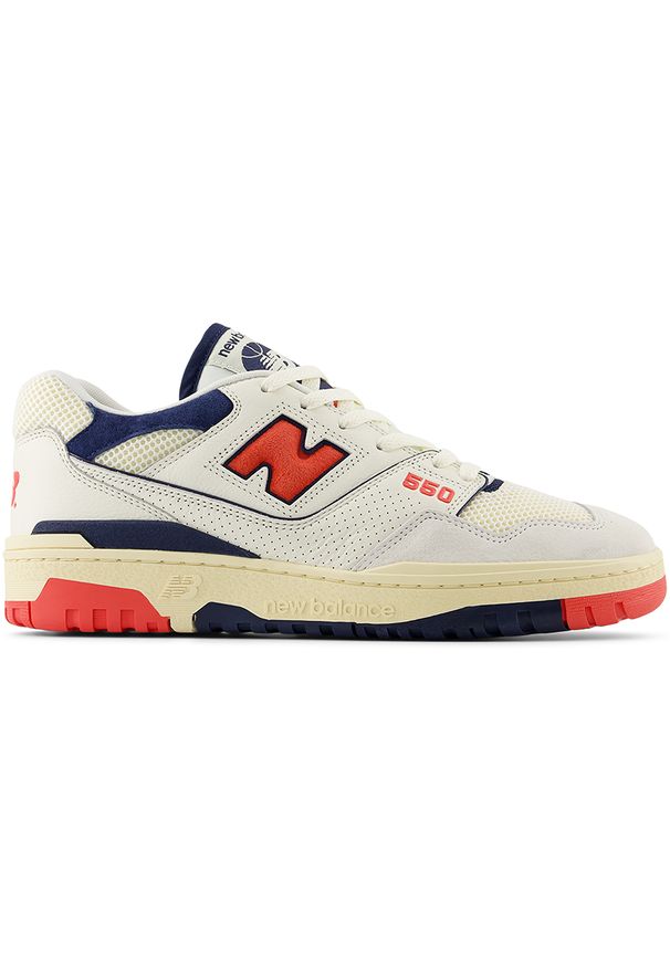 Buty unisex New Balance BB550CPB – multikolor. Okazja: na co dzień. Kolor: wielokolorowy. Materiał: skóra. Szerokość cholewki: normalna