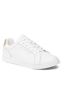 TOMMY HILFIGER - Tommy Hilfiger Sneakersy Essential Cupsole Sneaker FW0FW07908 Biały. Kolor: biały