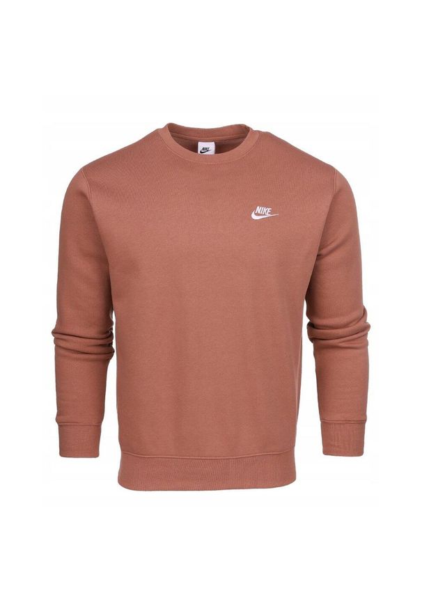 Bluza sportowa męska Nike Nsw Club Crw BB. Kolor: brązowy