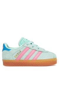 Adidas - adidas Sneakersy Gazelle Comfort Closure JP7135 Zielony. Kolor: zielony. Materiał: skóra, zamsz. Model: Adidas Gazelle