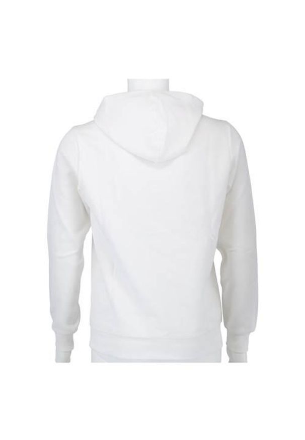 Bluza sportowa chłopięca Champion Big Logo Print. Typ kołnierza: kaptur. Kolor: biały. Wzór: nadruk. Styl: sportowy