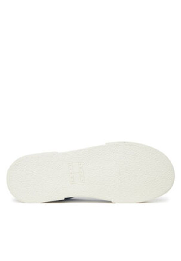 Tommy Jeans Sneakersy Tjw Flatform Canvas Sneaker EN0EN02792 Błękitny. Kolor: niebieski. Materiał: materiał