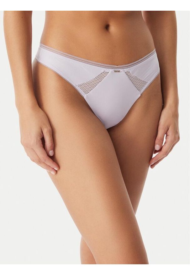 BOSS Stringi Pure 50545055 Fioletowy. Kolor: fioletowy. Materiał: syntetyk