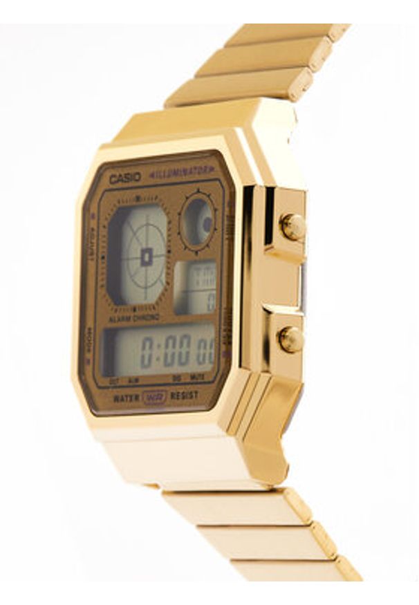 Casio Zegarek A130WEG-9AEF Złoty. Kolor: złoty