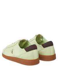 Calvin Klein Jeans Sneakersy Low Profile Cupsole Su Zielony. Kolor: zielony. Materiał: zamsz, skóra #6