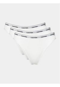 Calvin Klein Underwear Komplet stringów 000QD5209E Biały. Kolor: biały. Materiał: bawełna #1