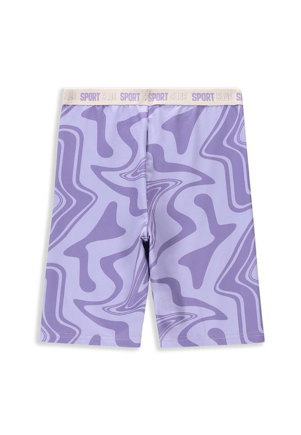 Legginsy sportowe dla dzieci Lemon Explore WL4 krótkie. Okazja: na co dzień. Kolor: fioletowy. Materiał: poliester, elastan. Długość: krótkie. Sezon: lato. Styl: sportowy