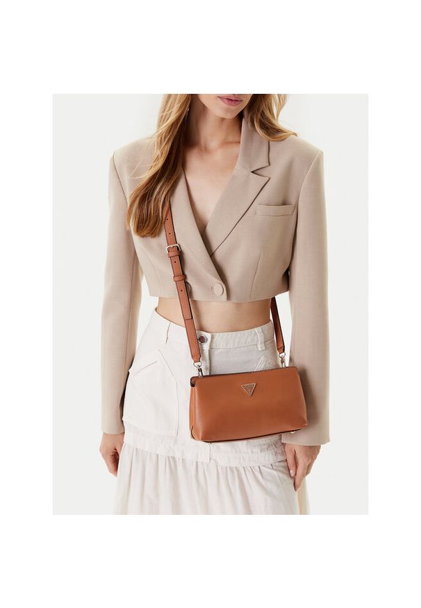 Torebka Guess. Kolor: brązowy