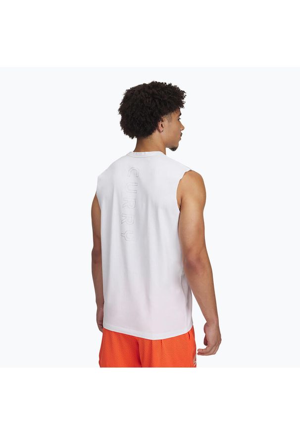 Koszulka koszykarska męska Under Armour Curry Tee. Kolor: biały. Sport: koszykówka