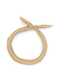 Wittchen - Damska apaszka jedwabna. Kolor: złoty. Materiał: jedwab. Wzór: gładki. Styl: klasyczny, elegancki #4