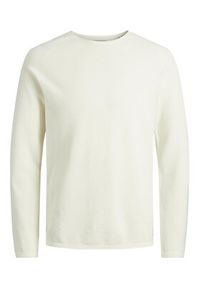 Jack & Jones - Jack&Jones Sweter 12157321 Écru Regular Fit. Materiał: bawełna #5