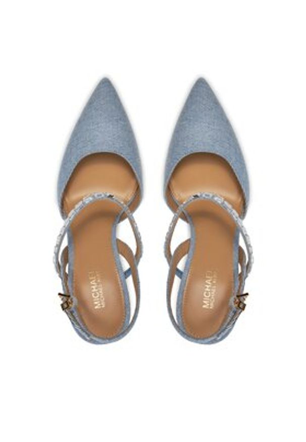 MICHAEL Michael Kors Sandały Ava Flex Pump 40R4AVHP1D Błękitny. Kolor: niebieski. Materiał: materiał