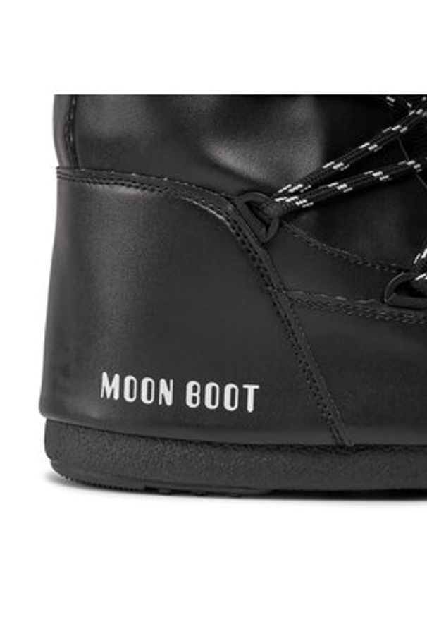 Moon Boot Śniegowce Sneaker Mid 14028200001 Czarny. Kolor: czarny. Materiał: syntetyk