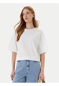 United Colors of Benetton - United Colors Of Benetton T-Shirt 3903D10AA Biały Boxy Fit. Kolor: biały. Materiał: bawełna