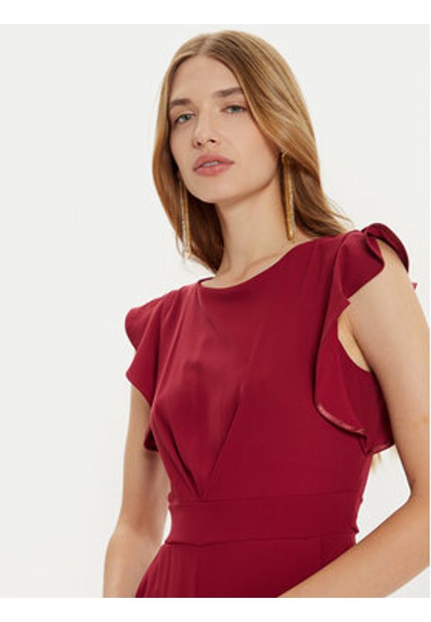 Rinascimento Kombinezon CFC0119758003 Bordowy Regular Fit. Kolor: czerwony. Materiał: syntetyk