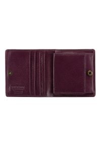 Wittchen - Damski portfel ze skóry lakierowany mały. Kolor: fioletowy. Materiał: lakier, skóra #2