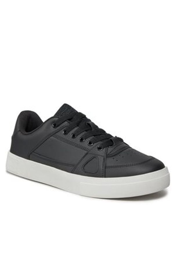 Tommy Jeans Sneakersy Tjm Vulcanized Foxing Flag EM0EM01313 Czarny. Kolor: czarny. Materiał: skóra