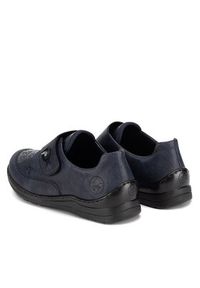 Rieker Półbuty 48951-14 Niebieski. Kolor: niebieski. Materiał: materiał #2
