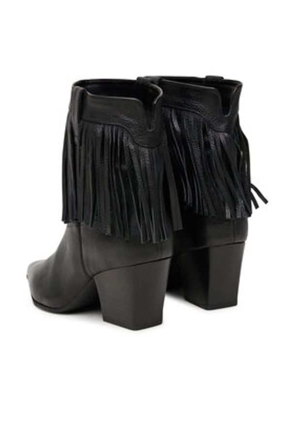 Aldo Botki Jollene 14088517 Czarny. Kolor: czarny. Materiał: skóra