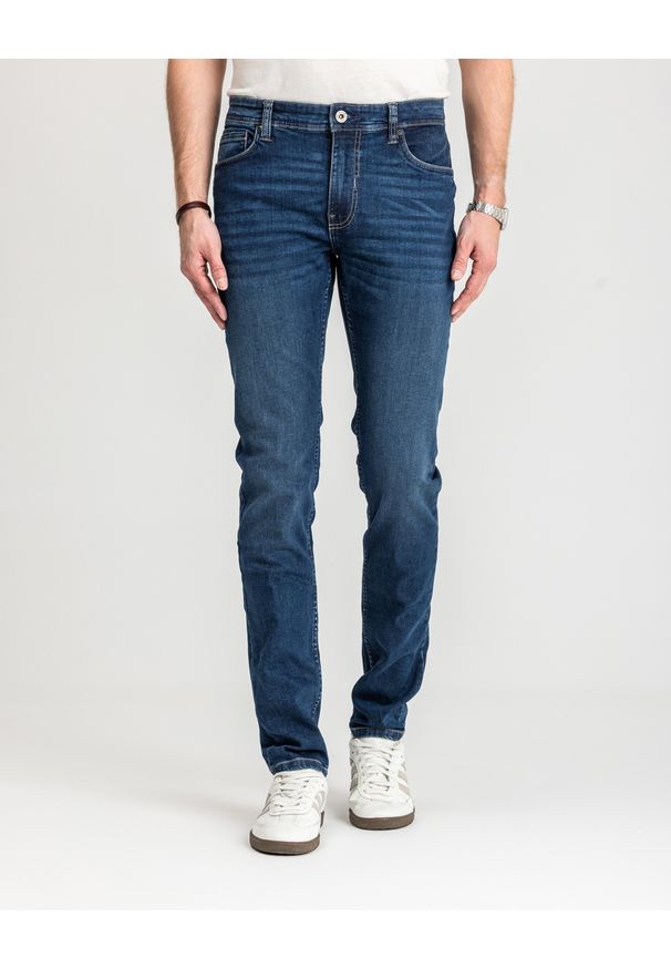 MARCUS - Męskie Spodnie Jeansowe Marcus Felix 2222 Jeans Texas Blue Used 14-200312