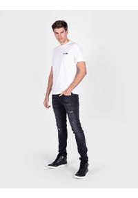 Les Hommes T-shirt "Urzn" | UHT201 700P | Urzn | Mężczyzna | Biały. Okazja: na co dzień. Kolor: biały. Materiał: bawełna. Wzór: nadruk. Styl: casual