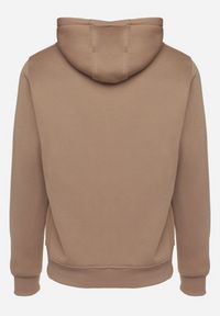 Born2be - Ciemnobeżowa Bluza Evoire. Okazja: na co dzień. Typ kołnierza: kaptur. Kolor: beżowy. Materiał: jeans. Styl: casual, klasyczny #6