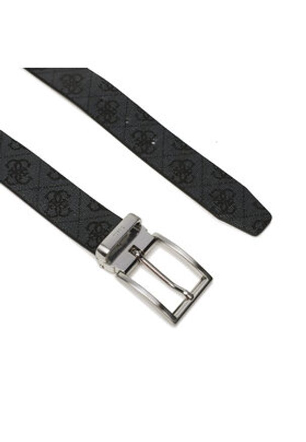 Guess Pasek Męski Vezzola Belts BM7541 LEA35 Czarny. Kolor: czarny. Materiał: skóra